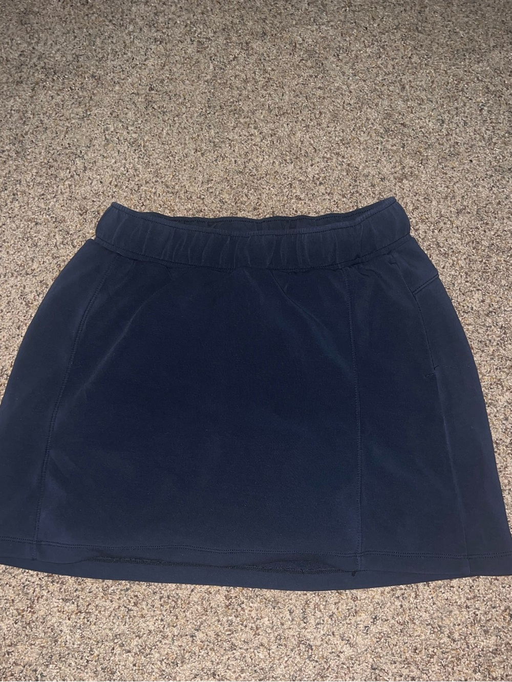 Mondetta Dark Navy Stretch Mini Skirt